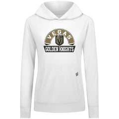 Vegas Golden Knights Levelwear Women's Relay Banner Arch Pullover Hoodie - White | US 203145245