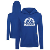 Tampa Bay Lightning Levelwear Women's Relay Banner Arch Pullover Hoodie - Royal | US 203145252