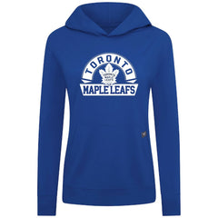 Toronto Maple Leafs Levelwear Women's Relay Banner Arch Pullover Hoodie - Royal | US 203145275