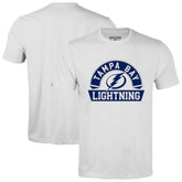 Tampa Bay Lightning Levelwear Richmond Banner Arch T-Shirt - White | US 203145287