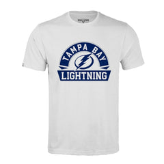 Tampa Bay Lightning Levelwear Richmond Banner Arch T-Shirt - White | US 203145287