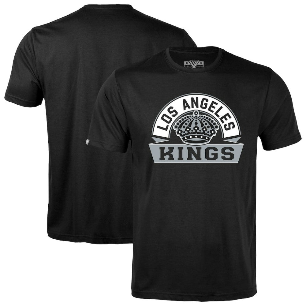 Los Angeles Kings Levelwear Richmond Banner Arch T-Shirt - Black | US 203145300