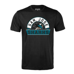 San Jose Sharks Levelwear Richmond Banner Arch T-Shirt - Black | US 203145304