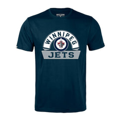 Winnipeg Jets Levelwear Richmond Banner Arch T-Shirt - Navy | US 203145308