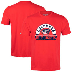 Columbus Blue Jackets Levelwear Richmond Banner Arch T-Shirt - Red | US 203145309