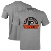 Philadelphia Flyers Levelwear Richmond Banner Arch T-Shirt - Gray | US 203145313