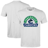 Vancouver Canucks Levelwear Richmond Banner Arch T-Shirt - White | US 203145314