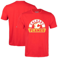 Calgary Flames Levelwear Richmond Banner Arch T-Shirt - Red | US 203145316