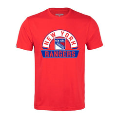 New York Rangers Levelwear Richmond Banner Arch T-Shirt - Red | US 203145335