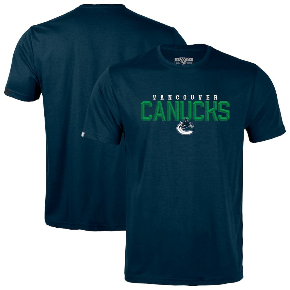 Vancouver Canucks Levelwear Richmond Carve T-Shirt - Navy | US 203145388