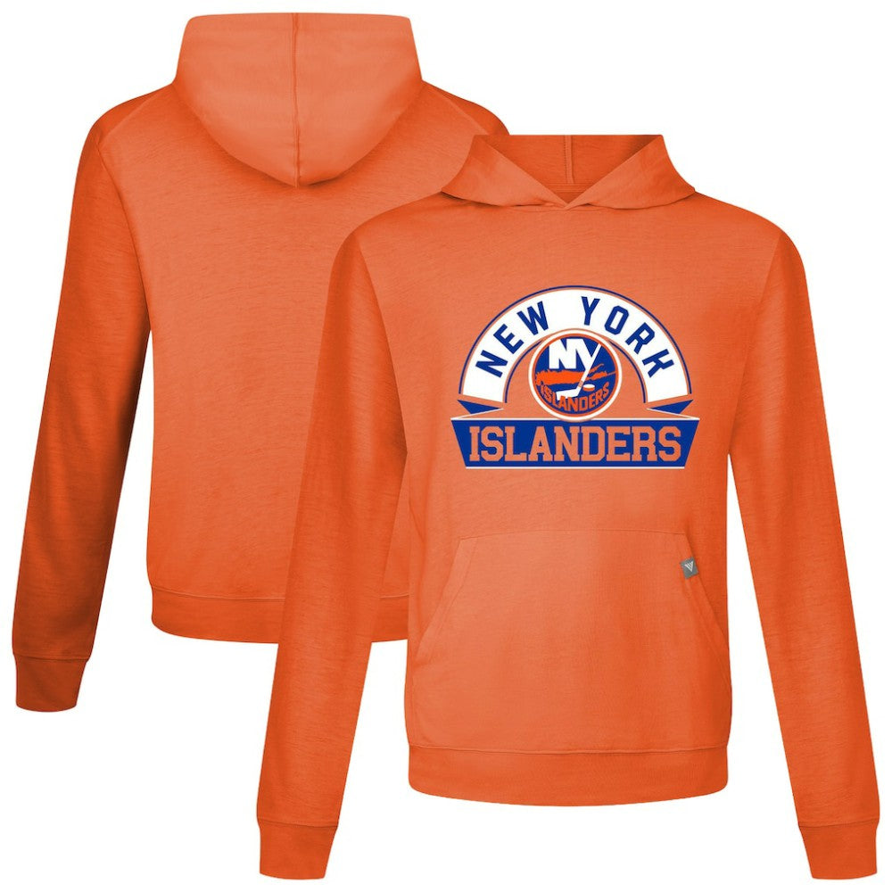 New York Islanders Levelwear Relay Banner Arch Pullover Hoodie - Orange | US 203145420