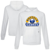Buffalo Sabres Levelwear Relay Banner Arch Pullover Hoodie - White | US 203145426