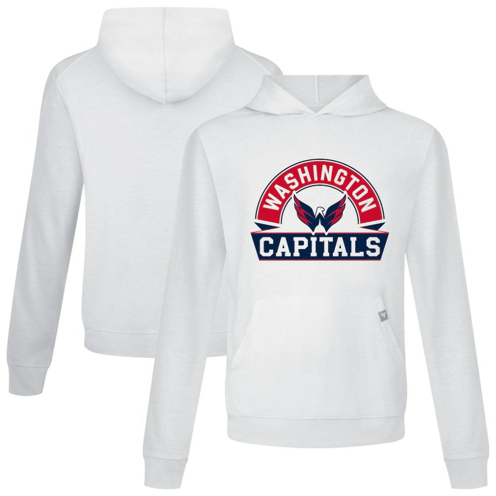 Washington Capitals Levelwear Relay Banner Arch Pullover Hoodie - White | US 203145430