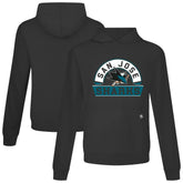 San Jose Sharks Levelwear Relay Banner Arch Pullover Hoodie - Black | US 203145438