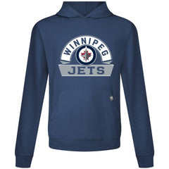 Winnipeg Jets Levelwear Relay Banner Arch Pullover Hoodie - Navy | US 203145442