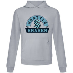 Seattle Kraken Levelwear Relay Banner Arch Pullover Hoodie - Gray | US 203145454