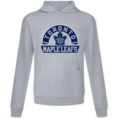 Toronto Maple Leafs Levelwear Relay Banner Arch Pullover Hoodie - Gray | US 203145457