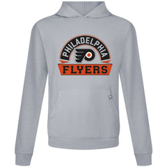 Philadelphia Flyers Levelwear Relay Banner Arch Pullover Hoodie - Gray | US 203145459