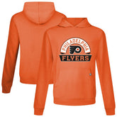 Philadelphia Flyers Levelwear Relay Banner Arch Pullover Hoodie - Orange | US 203145462