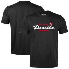 New Jersey Devils Levelwear Youth Little Richmond Monument T-Shirt - Black | US 203145485