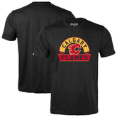 Calgary Flames Levelwear Youth Little Richmond Banner Arch T-Shirt - Black | US 203145539