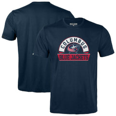 Columbus Blue Jackets Levelwear Youth Little Richmond Banner Arch T-Shirt - Navy | US 203145543