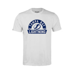 Tampa Bay Lightning Levelwear Youth Little Richmond Banner Arch T-Shirt - White | US 203145555