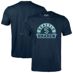 Seattle Kraken Levelwear Youth Little Richmond Banner Arch T-Shirt - Navy | US 203145570