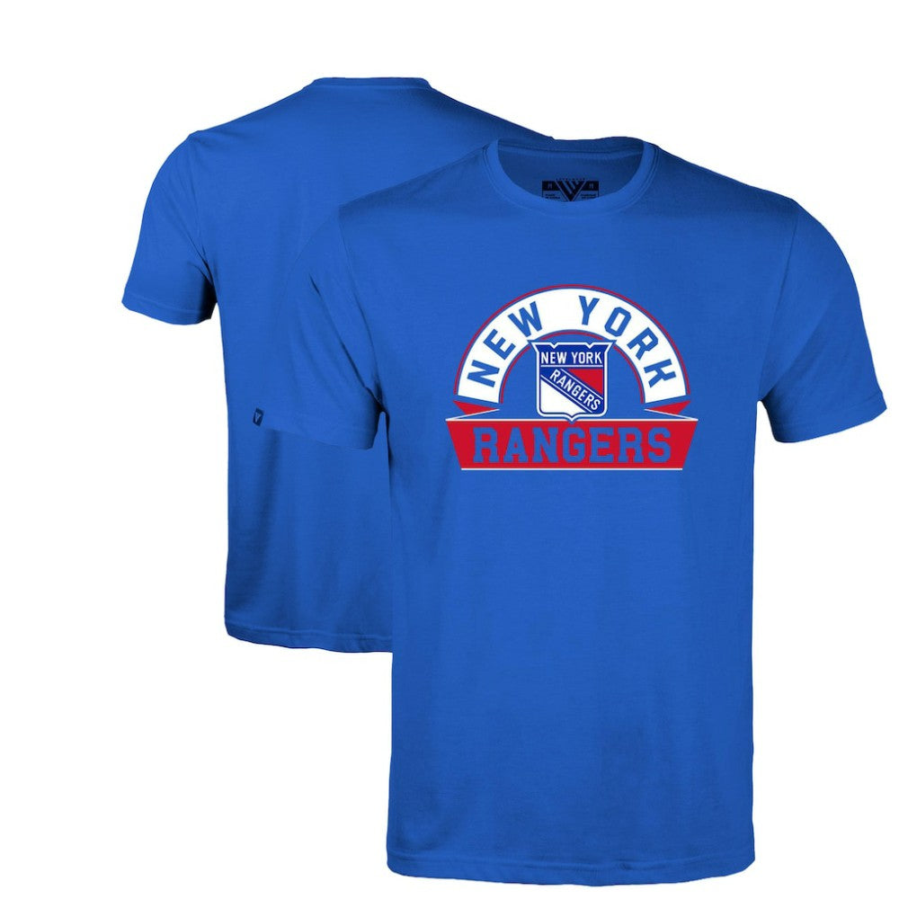 New York Rangers Levelwear Youth Little Richmond Banner Arch T-Shirt - Royal | US 203145583