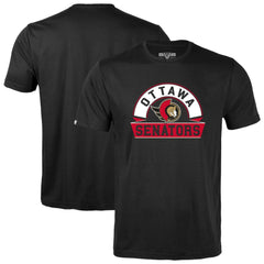 Ottawa Senators Levelwear Youth Little Richmond Banner Arch T-Shirt - Black | US 203145595