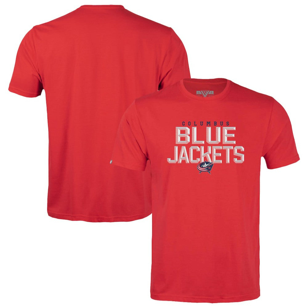 Columbus Blue Jackets Levelwear Youth Little Richmond Carve T-Shirt - Red | US 203145610