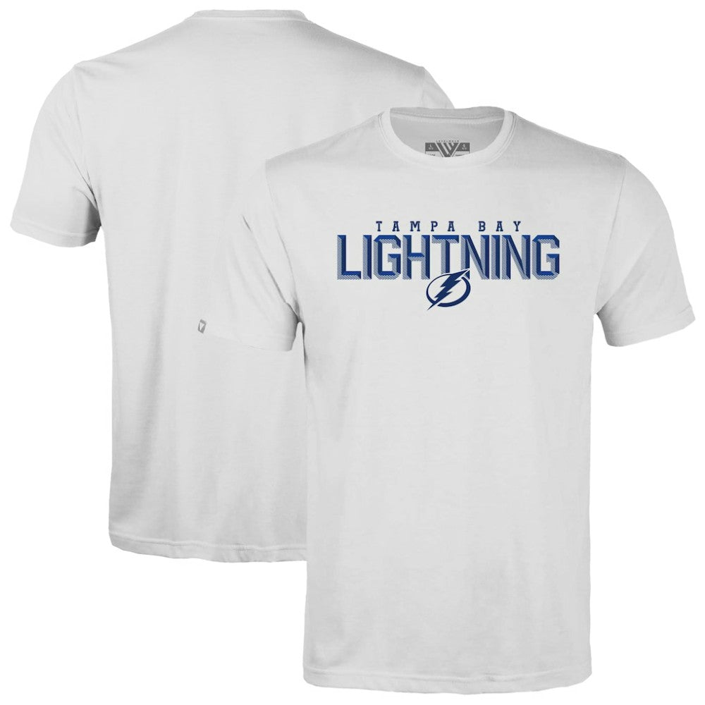 Tampa Bay Lightning Levelwear Youth Little Richmond Carve T-Shirt - White | US 203145623