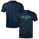 Seattle Kraken Levelwear Youth Little Richmond Carve T-Shirt - Deep Sea Blue | US 203145635