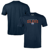 Edmonton Oilers Levelwear Youth Little Richmond Carve T-Shirt - Navy | US 203145643