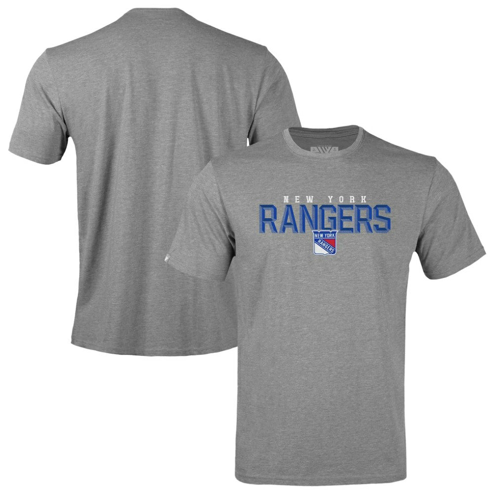 New York Rangers Levelwear Youth Little Richmond Carve T-Shirt - Gray | US 203145651