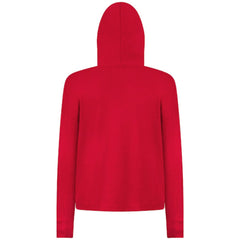 Carolina Hurricanes Levelwear Women's Sweet Monument Tri-Blend Cropped Pullover Hoodie - Red | US 203145678