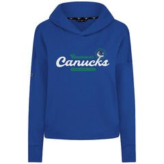 Vancouver Canucks Levelwear Women's Sweet Monument Tri-Blend Cropped Pullover Hoodie - Royal | US 203145690