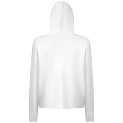Vancouver Canucks Levelwear Women's Sweet Banner Arch Tri-Blend Cropped Pullover Hoodie - White | US 203145712