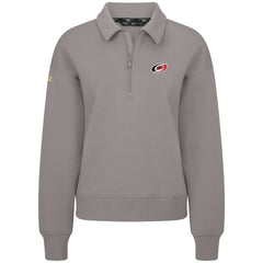 Carolina Hurricanes Levelwear Women's Canmore Quarter-Zip Pullover - Gray | US 203145763