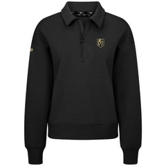 Vegas Golden Knights Levelwear Women's Canmore Quarter-Zip Pullover - Black | US 203145770