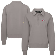 Montreal Canadiens Levelwear Women's Canmore Quarter-Zip Pullover - Gray | US 203145785