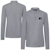 Philadelphia Flyers Levelwear Women's Upright Quarter-Zip Pullover - Gray | US 203145861