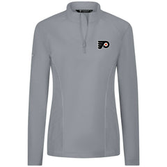 Philadelphia Flyers Levelwear Women's Upright Quarter-Zip Pullover - Gray | US 203145861