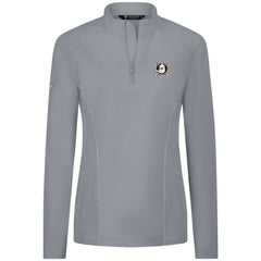 Anaheim Ducks Levelwear Women's Upright Quarter-Zip Pullover - Gray | US 203145863