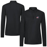 Columbus Blue Jackets Levelwear Women's Upright Quarter-Zip Pullover - Black | US 203145871
