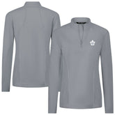 Toronto Maple Leafs Levelwear Women's Upright Quarter-Zip Pullover - Gray | US 203145877