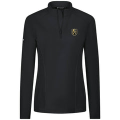 Vegas Golden Knights Levelwear Women's Upright Quarter-Zip Pullover - Black | US 203145889