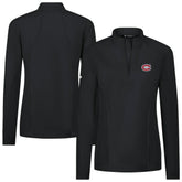 Montreal Canadiens Levelwear Women's Upright Quarter-Zip Pullover - Black | US 203145894