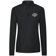 Los Angeles Kings Levelwear Women's Upright Quarter-Zip Pullover - Black | US 203145895