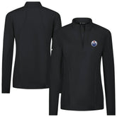 Edmonton Oilers Levelwear Women's Upright Quarter-Zip Pullover - Black | US 203145898